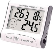 Cyfrowy higrometr i termometr z ekranem LCD