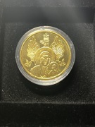 Pozłacana moneta Bóg Honor ojczyzna