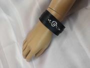 Bransoletka unisex czarna z nutką, Noname  