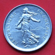 5  Franków  1970  r  -  Francja   Siewczyni stan !! 