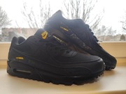 Buty Nike Air Max 90 czarno Białe zminimalistycznymi znaczkami rozm.47 
