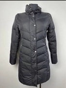 Kurtka puchowa damska płaszcz czarny pikowany 100% pierze Only XS S 36