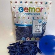 GRANATOWE BALONY GEMAR nr 46| 5"(13 cm) | 5 szt./op.