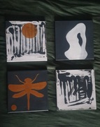 Zestaw obrazów akrylowych WallDecor WallArt