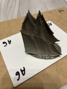 serwetnik statek AMOS NS, ozdobny, kolor srebrny