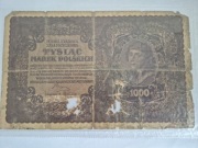 Banknot z 1919 r. 1000 marek polskich