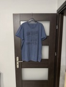 T-shirt męski z nadrukiem niebieski Tom Tailor rozmiar XXL