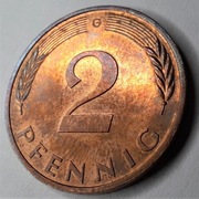 2 fenigi 1986 G  Niemcy -RFN