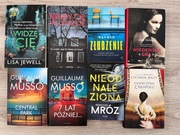 Zestaw 8 książek thriller/literatura obyczajowa