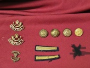 oznaki, guziki i dystynkcje wojskowe 