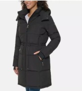 DKNY damska pikovana kurtka czarna.