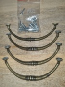 Uchwyt meblowy retro stare złoto IKEA 2005 rok komplet 128 mm
