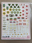 Kalkomania Su-24M skala 1/72