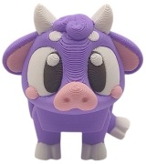 Figurka kolekcjonerska Krówka ruchoma ozdoba fiiletowa Krowa Byk druk 3D 