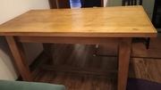 Stół dębowy, lite drewno 160/90