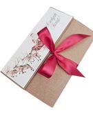 Koperta folder etui teczka na zdjęcia 15 x 21 cm personalizacja świąteczna