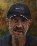 Obraz olejny Jan Łoś Portret 24/30 Gierlach