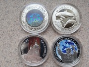 4x20 zł Ag, razem 113,12 g srebra 