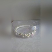 Opaska komunijna, ozdoba do włosów 