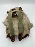 Plecak płócienny vintage retro