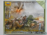 Zvezda 1:72 Soviet Machinegun Maxim with Crew 1941-43