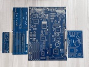 4 PCB w kolorze niebieskim (blue)