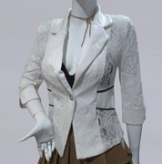 Elegancki koronkowy żakiet - marynarka 