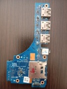 Płyta portów USB / Audio / Czytnik SD Dell Precision 7710 7720 | LS-E323P
