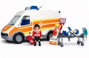 Playmobil klocki zestaw Ambulas ze światłem i dźwiękiem 6685