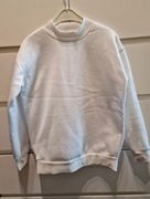 Ciepły Biały Sweter/Bluza Zebina XS / S