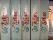 Wielki atlas Świata Kolekcja 5 segregatorów UNIKAT