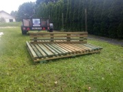 Podesty drewniane do rusztowania warszawskiego