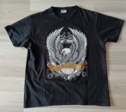 Anbor T-shirt koszulka męska motocyklowa orzeł Ride To Live bawełna XL