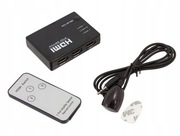 Switch HDMI Przełącznik sygnału video HDMI 1.3b z pilotem i odbiornikiem iR
