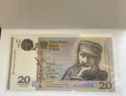 Banknot 20 zł - 100. rocznicę odzyskania przez Polskę niepodległości