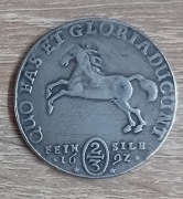 Niemcy, 2/3 talara (gulden), 1692 -  KOPIA