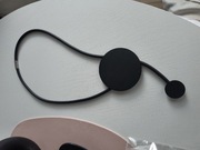 Naszyjnik wisior kolia punk styl tribal boho gumowa z drewnemi na magnes