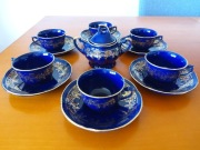 Serwis vintage Chodzież PRL kobalt, Alicja