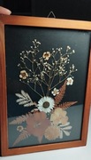 Obrazek 2, kompozycja z suszonych kwiatów 