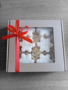 Świece sojowe - zestaw Śnieżynki 6 szt