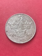 Szwecja. 5 ore 1947 r.