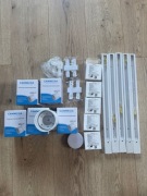 Szyny halogeny reflektory sufitowe szynowe zestaw 5 szyn 6 halogenów