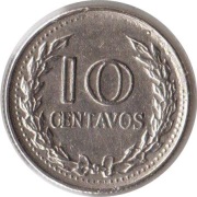 KOLUMBIA 10 centavos 1974, KM# 253, XF