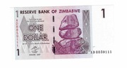 ZIMBABWE 1  DOLLAR 2007 P65
