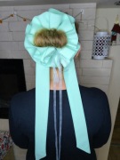 Gumka scrunchie miętowa 