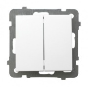 Łącznik dwugrupowy świecznikowy OSPEL 10AX250 IP 20 zaciski gwintowe 