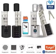 Inteligentna wkładka Tuya zamek elektroniczny 5W1 zestaw