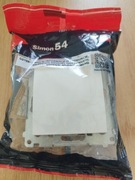 SIMON 54DW7.01/11 Łącznik krzyżowy 10A Biały 