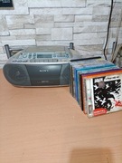 Sony CFD -S03CP . Radiomagnetofon + płyty.