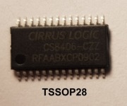 CS8406-CZZ      192 kHz Digital Audio Transmitter